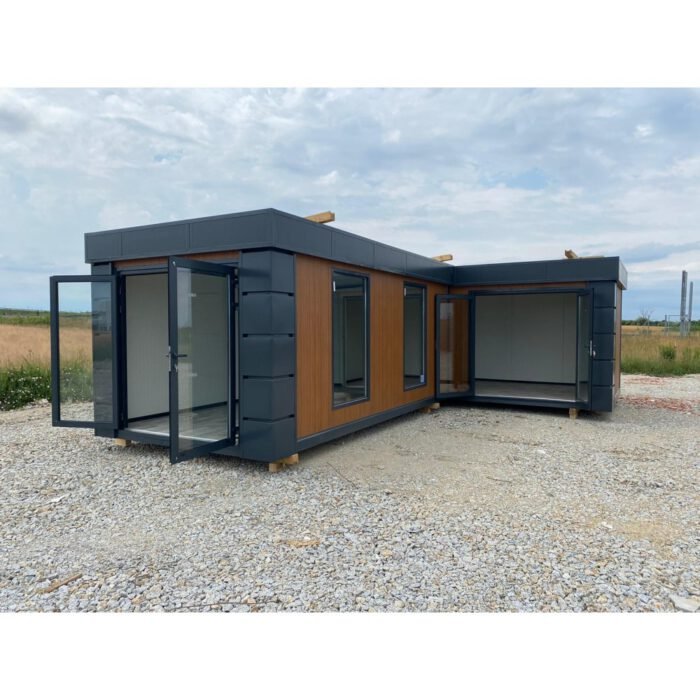 MÓDULO COMERCIAL COMBINADO 2 PIEZAS 3 X 6 M (36m2) - Imagen 1