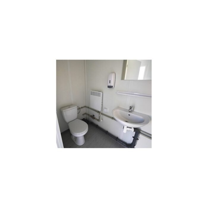 CONTENEDOR OFICINA 6×3 M CON ASEO Y COCINA / NUEVO - Imagen 6
